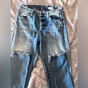 bridge by gly women’s jeans size 28 mid-rise skinny